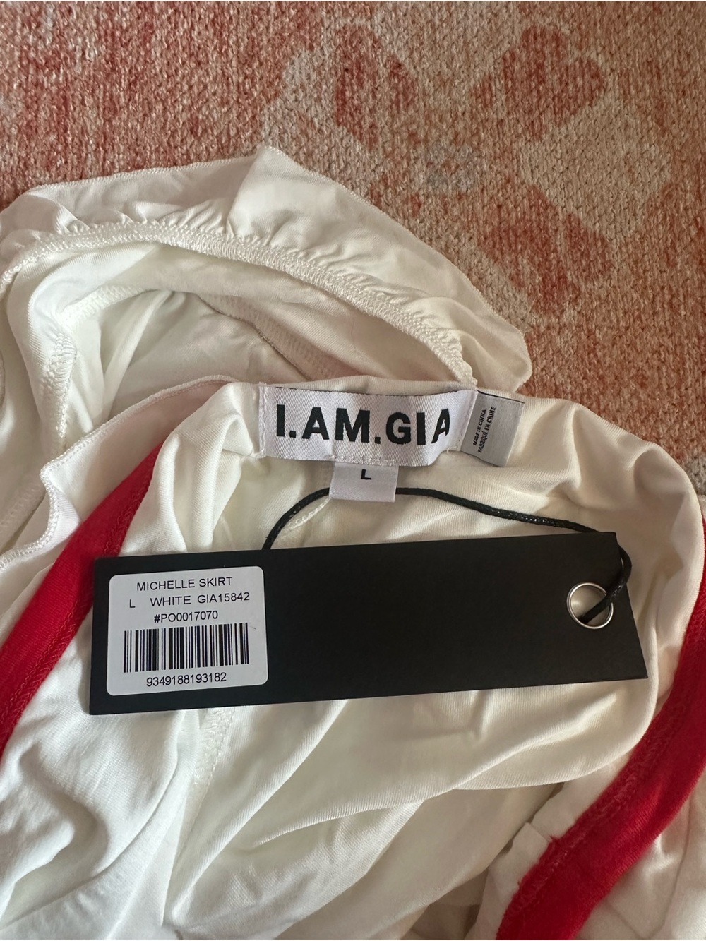 NWT I.AM.GIA Michelle skort Michelle boob tube top SET size large preppy sporty - Picture 9 of 13